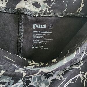 NWOT Womens Pact Marbled Sky Organic Cotton Leggings Size Large